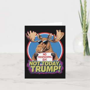 Carte Funny Moose Canada Devient 51E État Des États-Unis