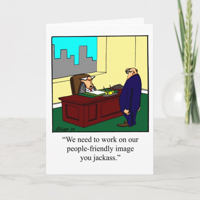 Carte Funny  National Boss’s Day Greeting Card (Devant)