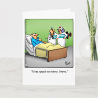 Funny Nursing School Graduation Card Félicitation