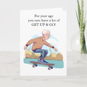 Carte Funny Obtenez bien de la vessie de chirurgie Skate
