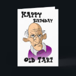 Carte Funny Old Man - Happy Birthday Old Fart<br><div class="desc">Dites Joyeux vieux part d'anniversaire à la personne au-dessus de la colline dans votre vie. Une carte de gag drôle pour cette personne spéciale qui a 40,  50,  60,  70 ans ou plus.</div>
