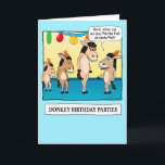 Carte Funny Pin the Tail on Donkey Birthday<br><div class="desc">Cette drôle de carte d'anniversaire présente un jeune âne qui veut inclure l'oncle Phil sur le plaisir!</div>