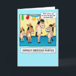 Carte Funny Pin the Tail on Donkey Birthday<br><div class="desc">Cette drôle de carte d'anniversaire présente un jeune âne qui veut inclure l'oncle Phil sur le plaisir!</div>