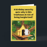 Carte Funny Pun Door est un Jar Joyeux anniversaire<br><div class="desc">J'ai toujours pensé que le terme "la porte est ajar" était un peu bizarre. Dans ma tête, j'ai toujours imaginé un vrai pot de maçon où se trouverait la porte normale. Je suppose que ma blague dépend de ma capacité embryonnaire à manipuler le logiciel graphique. S'il vous plaît profiter de...</div>