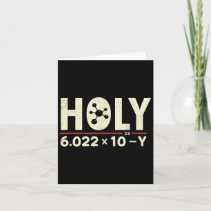 Carte Funny Pun Saint Moly Avogadros Jour Chimie Science