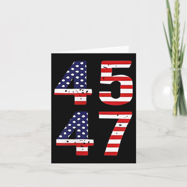 Carte Funny Qr Président Trump Code de danse Trump 45_47 (Devant)