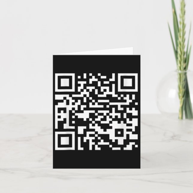 Carte Funny Qr President Trump Dance Code (sur Byck) (Devant)