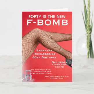 Carte Funny Quarty est la nouvelle F-Bomb Ladies