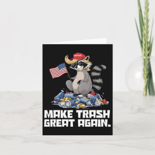 Carte Funny Rendre la poubelle à Trump Trump Garbage Ref