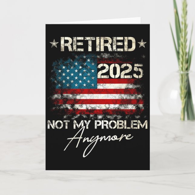 Carte Funny Retirement For Dad Men Women. Uni Retired 20 (Devant)