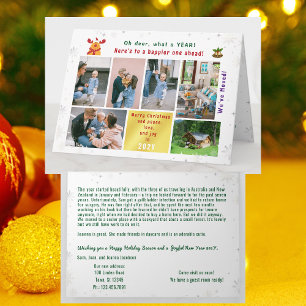 Carte Funny Rudolph Oh Deer Nous avons déplacé 6 Photos 