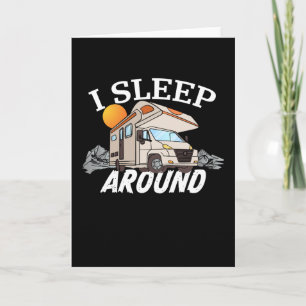 Carte Funny RV Motorhome Camper van Owner Cadeau
