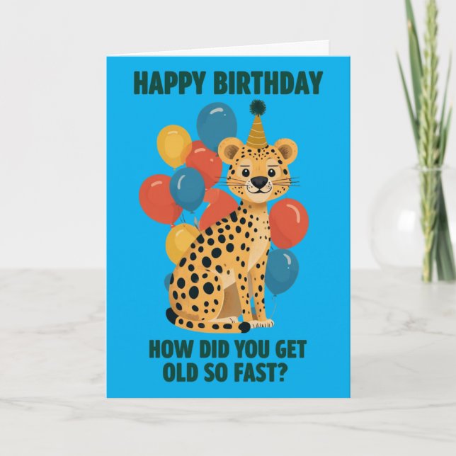 Carte Funny Sarcastic Anniversaire Messages et plaisante (Devant)