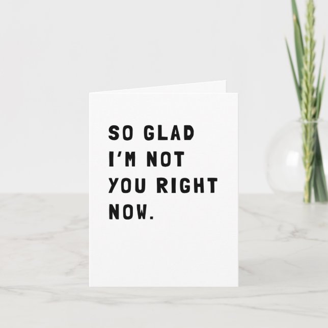 Carte Funny Sarcastic Get Well Card (Devant)