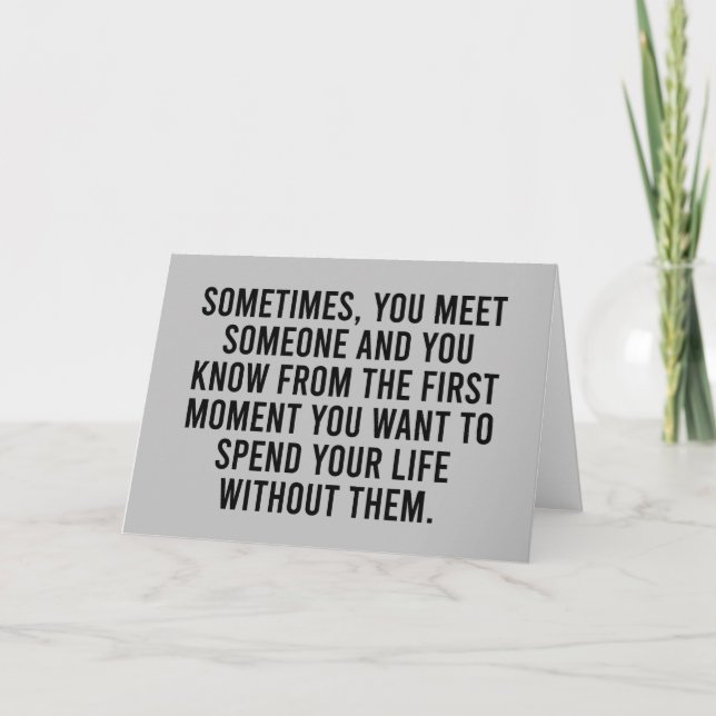Carte Funny Sarcastic Introvert Humour Dire (Devant)