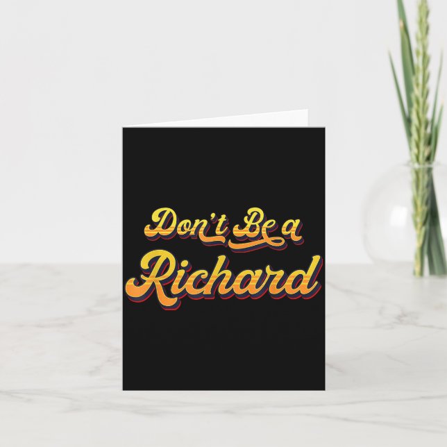 Carte Funny Sarcastic Saying Joke Meme Print - Don't Be  (Devant)