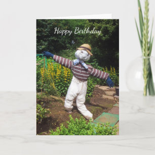 Carte Funny scarecrov