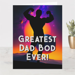 Carte Funny Sci Fi Papa Bod Mettre sur des pantalons