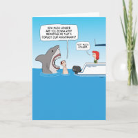 Funny Shark Revenge Anniversaire oublié