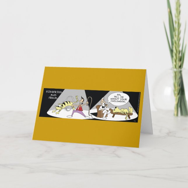 Carte Funny Siegfried et Freud Card (Devant)