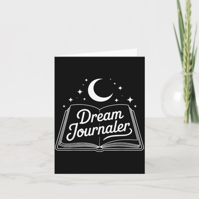 Carte Funny Sleep Hygiene Dream Journaling Status Symbol (Devant)