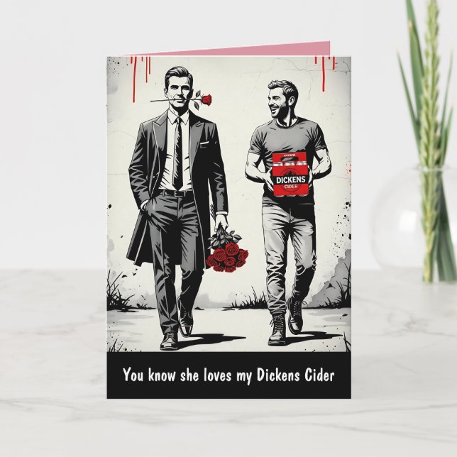 Carte Funny slogan Valentine's Day card (Devant)