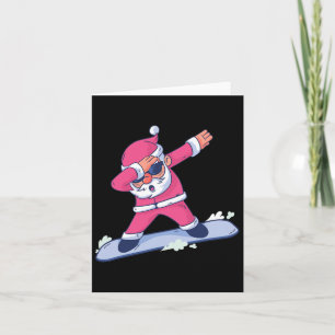 Carte Funny Snowboard Cadeau Noël Snowboard Apress