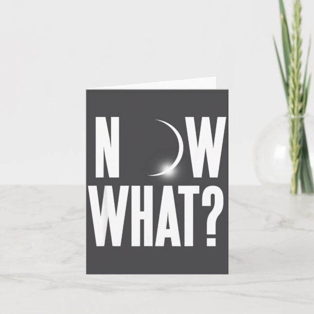 Carte Funny Solar Eclipse August 2017 (Devant)