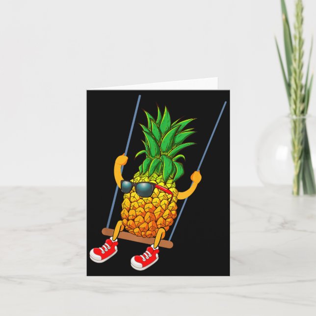 Carte Funny Swinging Ne Swinger  (Devant)