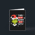 Carte Funny This Is As Merry As It Gets Christmas, Sarca<br><div class="desc">Funny This Is As Merry As It Gets Christmas,  Sarcastic Xmas</div>