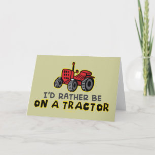 Carte Funny tractor