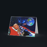 Carte Funny Trump Birthday Card - Super Donald<br><div class="desc">Un petit Trump Therapy va très loin,  faites sourire quelqu'un que vous connaissez aujourd'hui !</div>