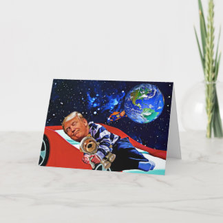 Carte Funny Trump Birthday Card - Super Donald