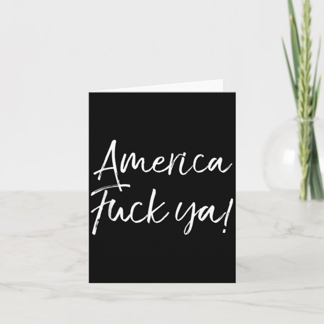 Carte Funny Usa Quote American Saying Joke Gift America  (Devant)