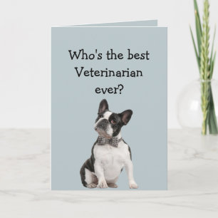 Carte Funny Veterinarian Thank