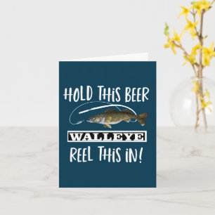 Carte Funny Walleye Pun Pêche Anniversaire