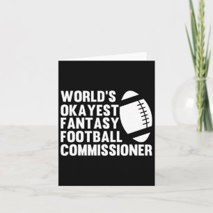 Carte Funny World's Okayest Imaginaire Football Commissi
