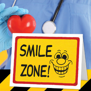Carte Funy Get Well Smile Zone