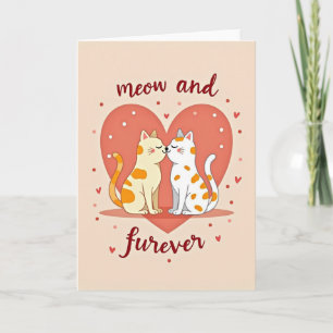Carte Furever Chats Amoureux
