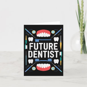 Carte Futur Dentist Gradust School Enfants Toddler Femme