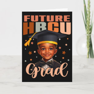 Carte Futur diplômé Hbcu garçon remise des diplômes Hbcu