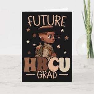 Carte Futur diplômé Hbcu Histoire Garçon noir diplômé Hb