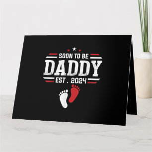 Carte Futur Papa 2024 Nouveau Papa 2024 Première Fois Pa