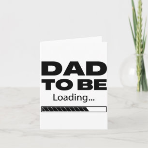 Carte Futur Papa Chargement Noir