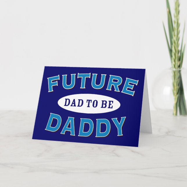 Carte Futur papa - Papa va être (Devant)
