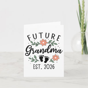 Carte Future Grand-mère 2026 Annonce de grossesse pour G