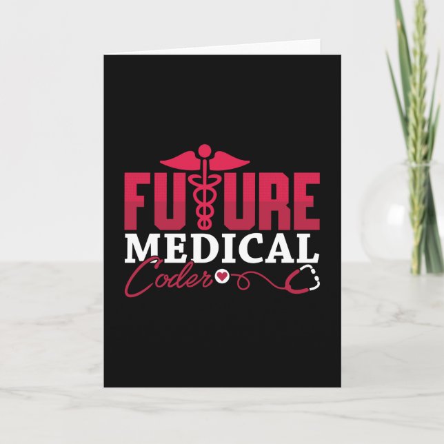 Carte Future Medical Coder ICD Coding Programmer Gift (Devant)
