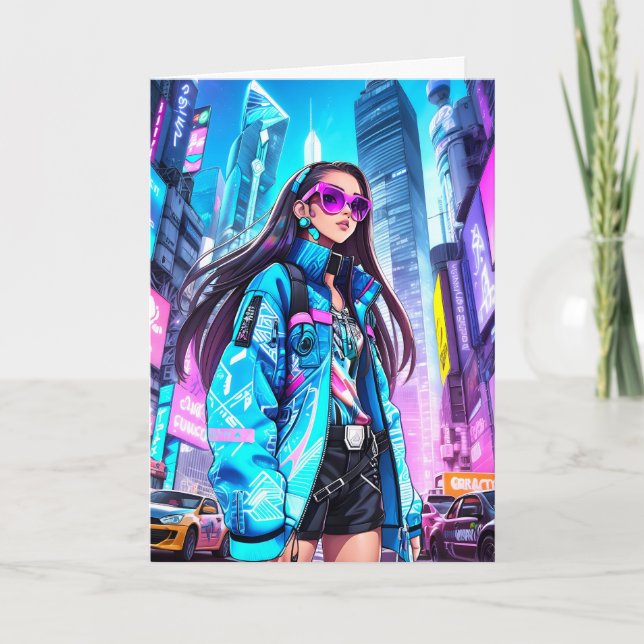 Carte Futuriste Pop Star 0002 (Devant)