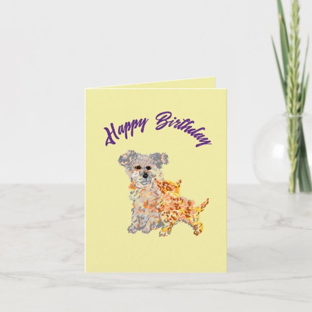 Carte G Anniversaire : Frère, Amour Sisterly (Devant)