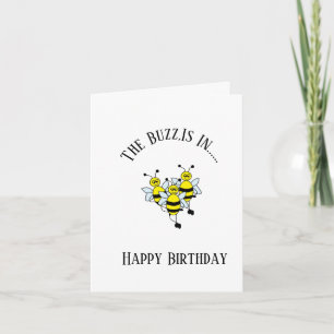 Carte G Anniversaire : Le Buzz est dans